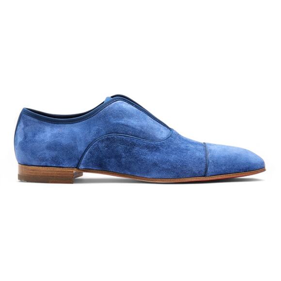 Christian Louboutin Alpha Male Oxford Suede Shoes - Blue EU 45.5 / US 12.5 $995 main image 8